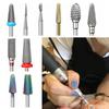 Nail Drill Bit Electric Tungsten Steel Milling Carbide Cutters Manicure Machine Equipment Nail Art Tool Accessories
