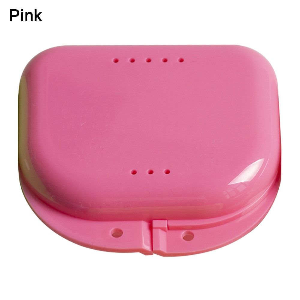 Portable Denture Box Container Mouth Guard Box Oral Hygiene Dental Retainer Storage Case New
