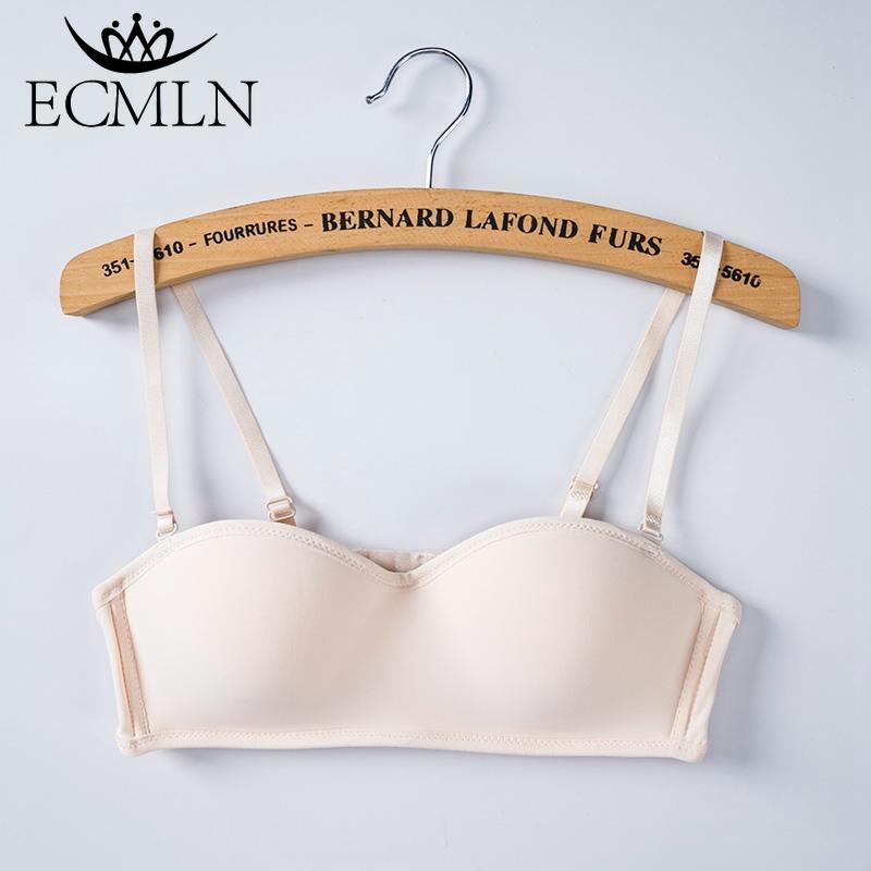 Women Invisible Bra Strapless Bralette 1/2 Cup Women's Underwear Sexy Lingerie Female Solid Color Seamless Party Wedding Bras