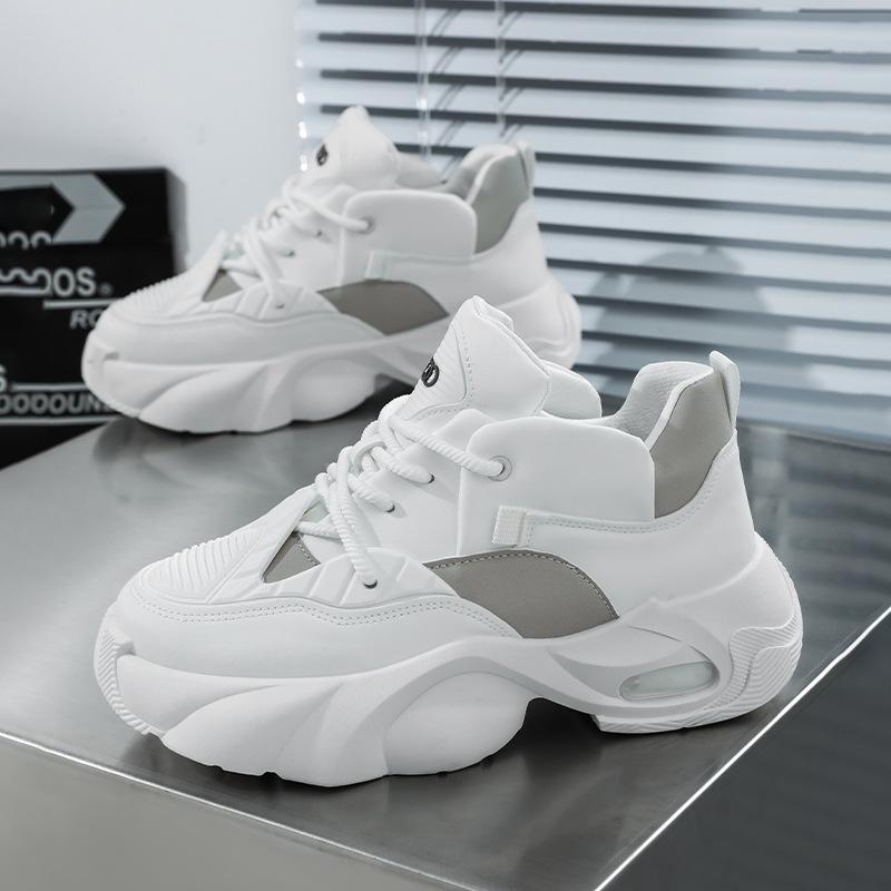 Men New Shoes High Quality Chunky Sneakers for Man Spring Non Slip Elasticity Running Trainers Fashion Versatile Vulcanize Shoes