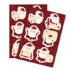 150pcs Cute Santa Claus Christmas Gift Tags, Self-Adhesive Labels for Presents, Party Bags & Envelopes - Xmas Name Stickers