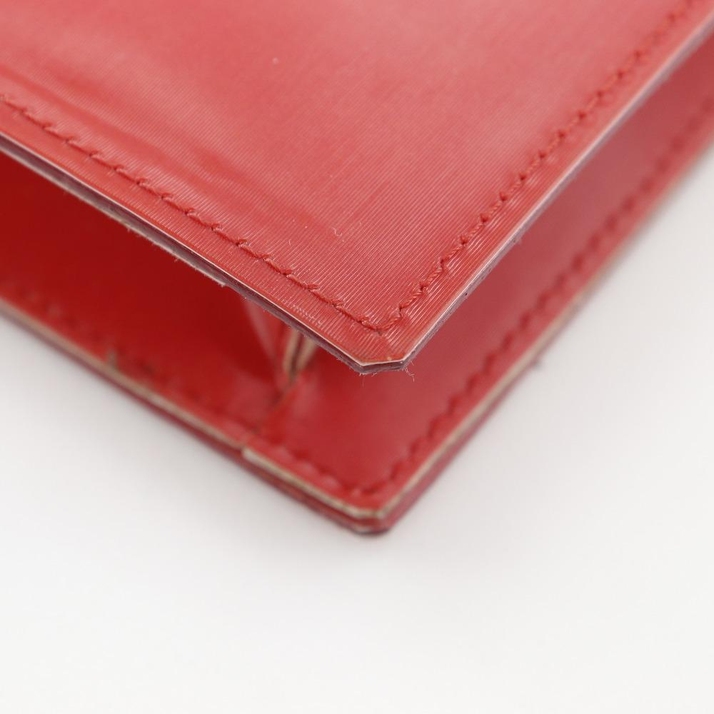 CHANEL Hologram Chain Shoulder Shoulder Bag COCO Mark Red Plastics Women Used