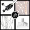 Christmas tree birch led decoration christmas 120cm 48led COLD