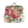 Floral Women  Retro Mini Vintage Flower Clutch Bag Small Wallet Coin Purse Credit Card Holder