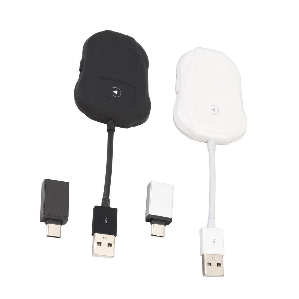 Автомобильный беспроводной адаптер для Carplay для Android Auto 2,4 ГГц 5 ГГц Plug and Play USB Type C 2 в 1 Car Wi