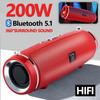 Portable Bluetooth Speakers Mini Wireless High Fidelity Surround Sound Subwoofer Outdoor Waterproof Camping Party Loudspeaker