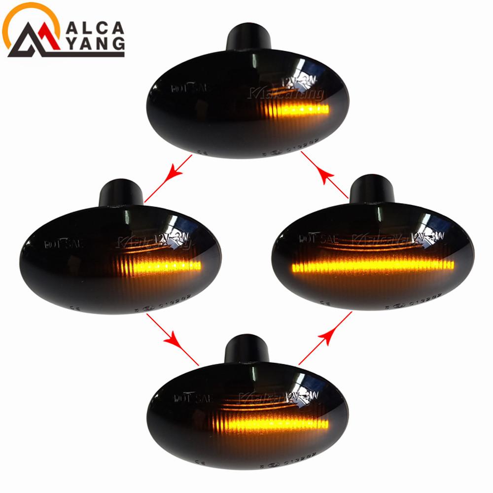 2X 12V Car Flowing Side Repeater Lamp Dynamic LED Side Marker Light Indicator For BMW MINI Cooper R55 R56 R57 R58 R59 2007-2013