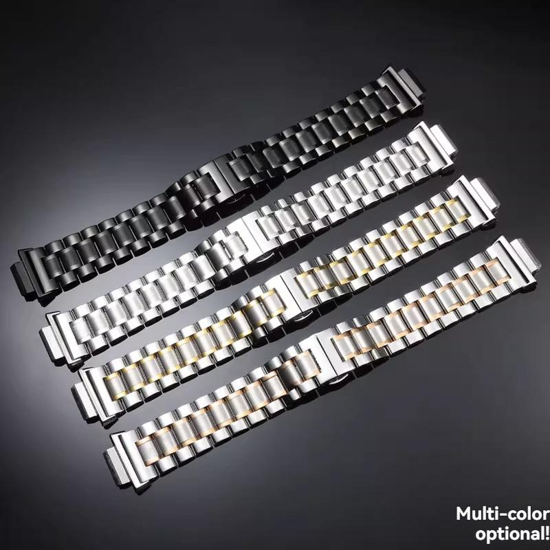 Прочный Стальной Ремешок Для Часов Casio Farm Oak Модифицированный GM2100/GA2100 Черный GM2100 Стальной Браслет Мужской Нержавеющая Сталь