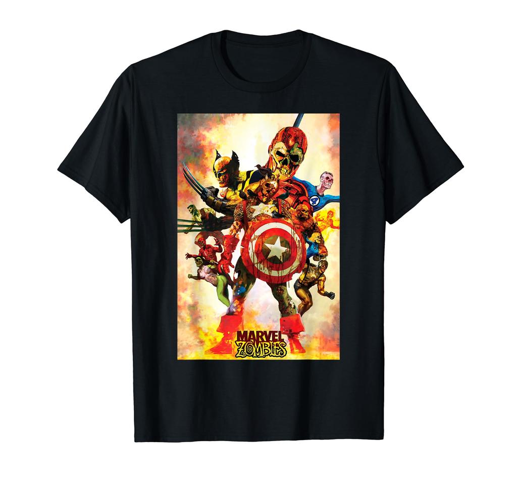 Marvel Zombies Group Shot Poster T-Shirt