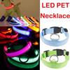 Pet Collar For Lighted Up Nylon Solid LED Dog Collar Glow Necklace