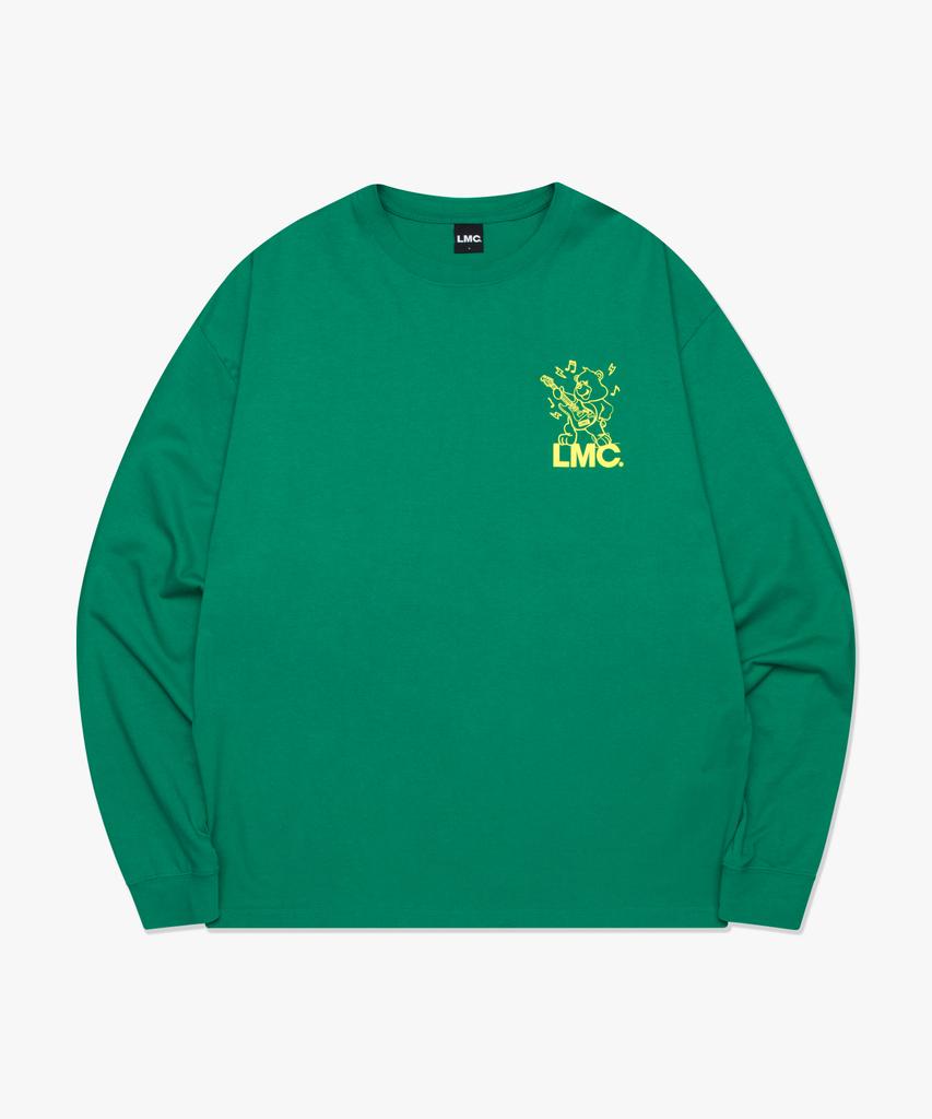 LMC Punk Bear Long Slv Tee Green