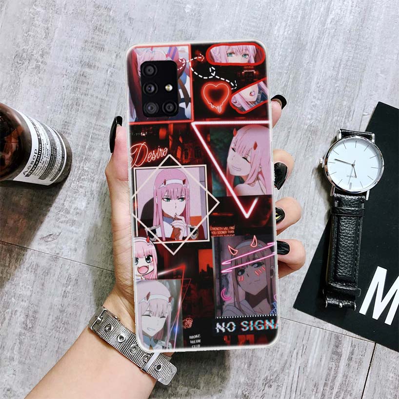 Zero Two Darling In The FranXX Phone Case For Samsung Galaxy A12 A22 A32 A42 A52 A72 A51 A71 5G A41 A31 A21 A02S M12 M21 M31 M30