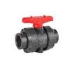 Plastic Double Way Ball Valve Irrigation Water Pipe Fittings PE Pipe Faucet Diverter  Household