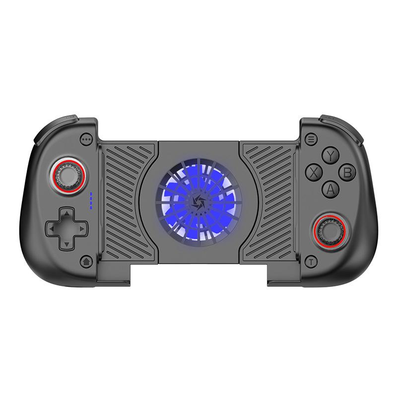 Handle Game Controller Cooling Fan Wireless BT Stretch Joystick for IOS Android Smartphones