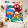Pocoyo Aesthetic Tapestry Cozy Warm Great for Living Room Reading Corner Balcony Versatile Decor Vintage Wall Art Ideal Gift for Housewarming