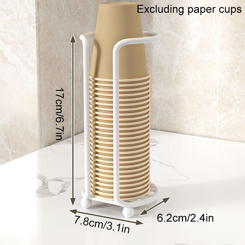 1 шт. Подставка для дисплея Двойная сетка Держатель для хранения Чай Одноразовый стакан Роскошная кружка Железная полка