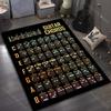 Guitar Chords Print Carpet for Living Room Bedroom Bedside Sofa Table Floor Mat Large Size Home Area Rug Decor Music Lover