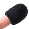 Set of 10 Microphone Sponges, Loudspeaker Noise Reduction Microphone Sponges, Headset Intercom Microphone Windscreen Covers, 5mm Inner Diameter, High-