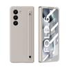 Для Samsung Galaxy Z Fold 6 5 4 3 чехол, удобный для кожи, матовый складной защитный экран, закаленная пленка, стилус, противоударный чехол