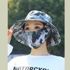 Wide Brim Sunscreen Cap Anti-uv Tea Picking Cap Cycling Headwear Fisherman Hat  Agricultural Work