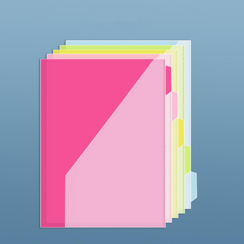 5 шт. Органайзер для документов, папки с файлами, цветные этикетки, защитные листы, блокнот, индекс