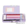 Sonic Pencil Pencil Pencil Glitter Liana Light Case, Check, Двусторонний Case, Prique, Ukasapo, Tiara, Синий, FD-1046-LB