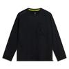 Outdoor Series Casual Simple Round Neck Pullover Loose Solid Color Sports Long Sleeve T-Shirt Men Tops ATLV283-1