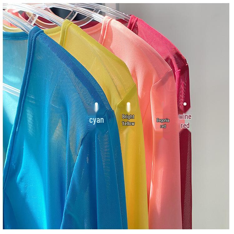 Костюм для китайского классического танца: Женский комплект из топа из сказочного газа и сетчатой юбки