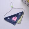Pet Triangle Scarf Double-sided Denim Adjustable Cat & Dog Wraps Cute Triangular Neck Scarf Suitable For Tabby Cat Bichon Frise