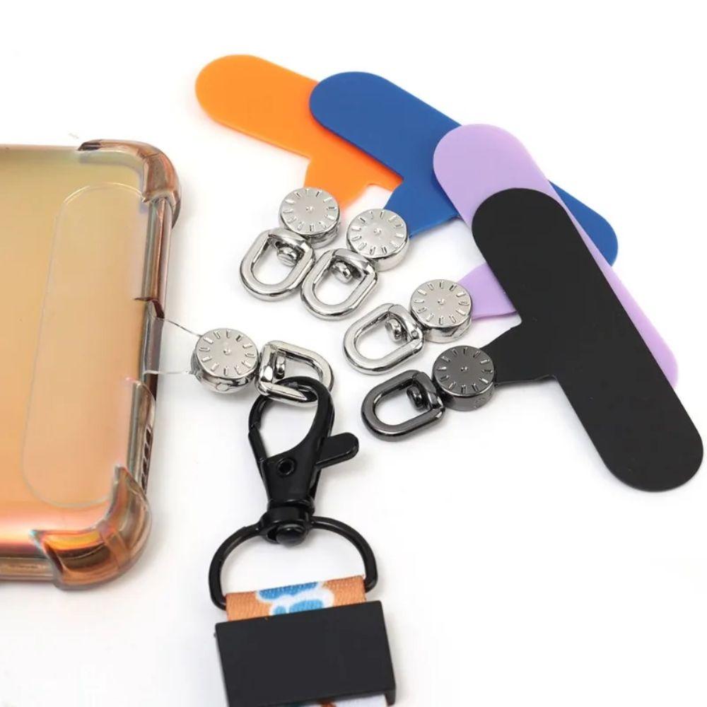 Вращающийся на 360° металлический телефонный патч TPR зажим для телефонной карты прочный телефонный шнурок прокладка мобильный телефон