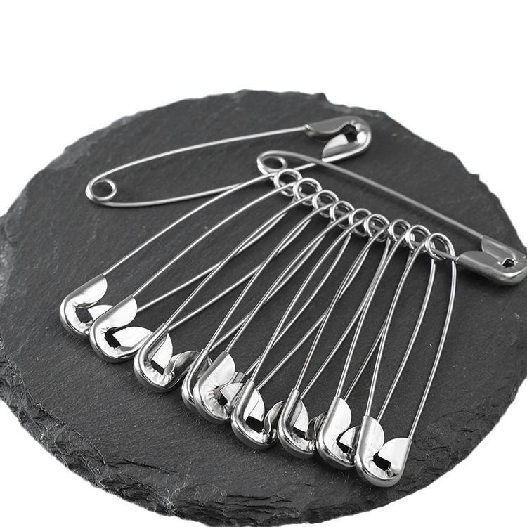 Vintage Safety Pin Brooch for Clothes: Small To Extra Large - Secure Paper Clip Style for Bed Sheets and More