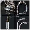 Okcsc JBX Recable Cable 2Pin Cable Наушники Кабель Custom IEM 2 Pin 4 Cores для OFC KZ Совместим с 0,78 мм BA10/AS10/ZS10/ZSR/etc. 3,5 мм