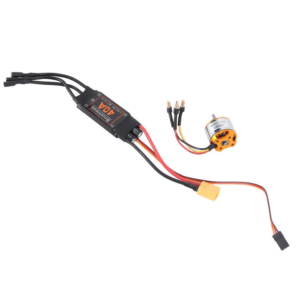 2212 1000KV Motor 40A Brushless ESC Set Accessories for RC Drone Helicopter FPV Model