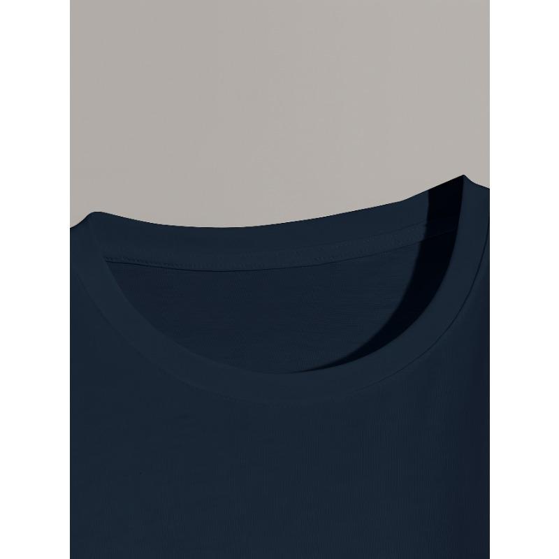 Men's Vintage Compass Print Short Sleeve Crew Neck Casual Sports Thin Summer Spring T-shirt