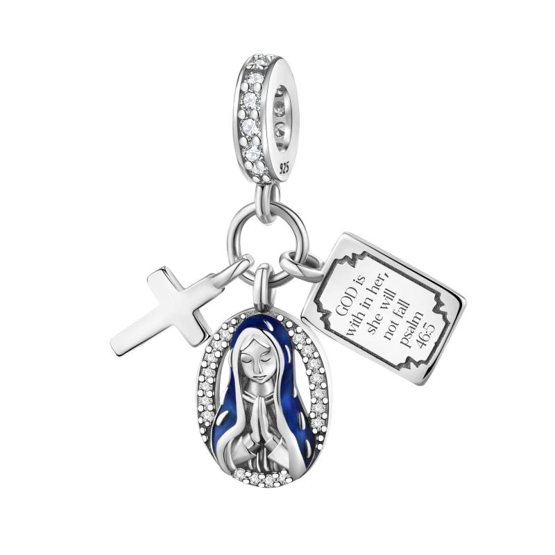 Медь Крест Ангел Глаз Дьявола Серия Шармы Бусины Подходят для Изготовления Браслетов-Браслетов Сделай Сам Подарок Высококачественной Ювелирии