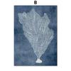 Navy Blue Sea Coral Seaweed Wall Art Canvas Painting Nordic Posters And Prints Beach House Wall Pictures For Living Room Decor