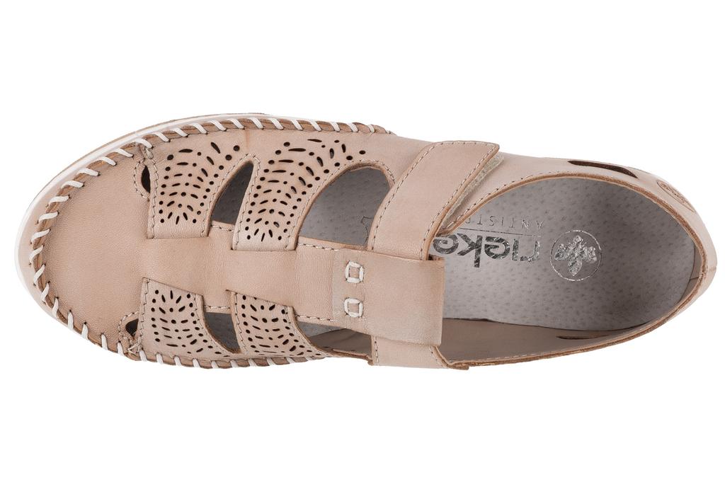 RIEKER Обувь, Женские бежевые полуботинки