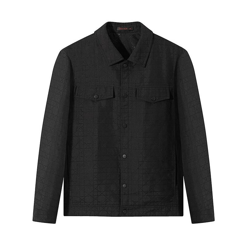 Qipai Men's Lapel Collar Jacket