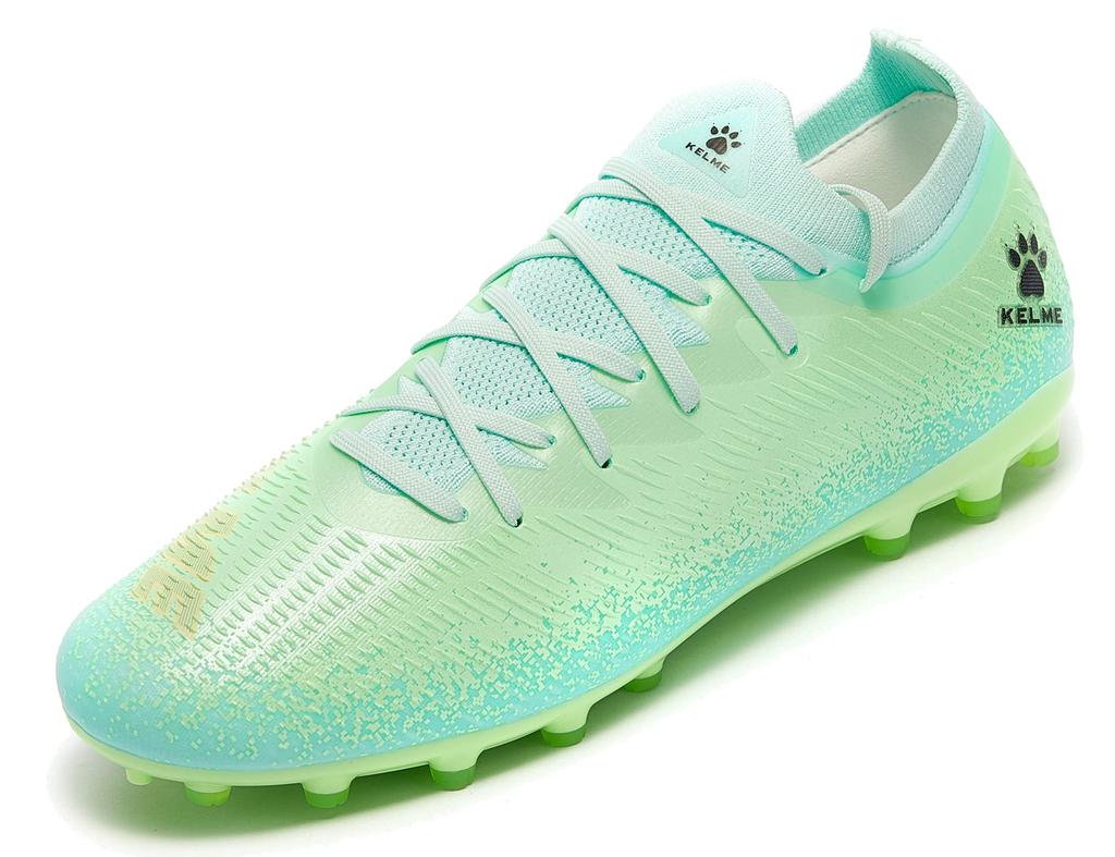 Kelme MG Men's Soccer Shoes, Training Shoes, Junior and Adult Soccer Cleats, Fashionable (Green, Size 26.5 Cm)
