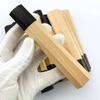 1 шт. Бук + Эбеновое дерево восьмиугольная ручка ножа для DIY полуфабрикат дамасский материал ручки ножа кухонная ручка ножа