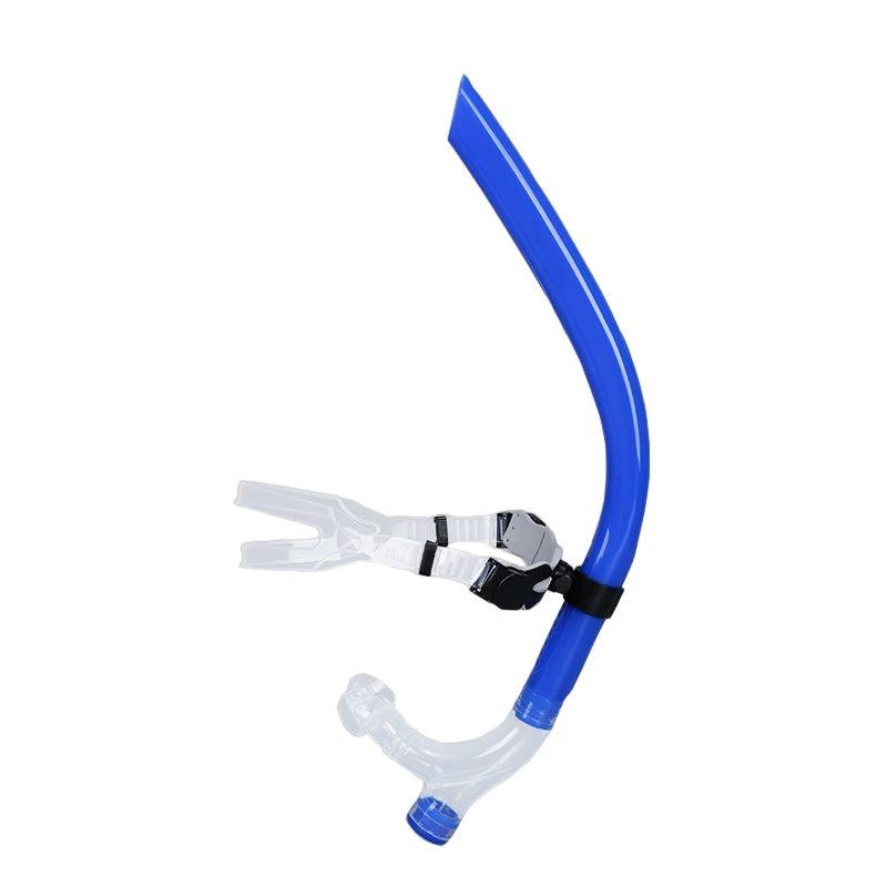 Long Distance Swim Training Front Mounted Snorkel Durable Diving Breathing Tube for Adult Water Activity