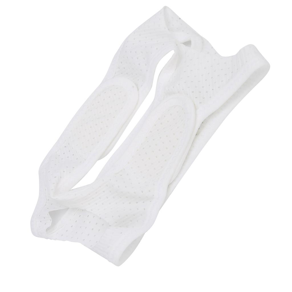 AntiSnoring Chin Strap Unisex Stop Snoring Mesh Breathable Strap Jaw Support Belt Bandage(White )