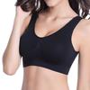Women's Seamless Push Up Sports Bra, Wire Free, Solid Pattern