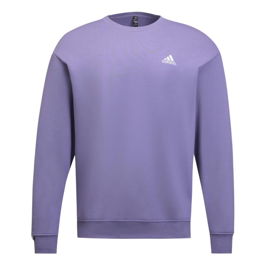 adidas Мягкий пуловер с круглым вырезом из французского терри, с длинным рукавом, женская толстовка KT-2529