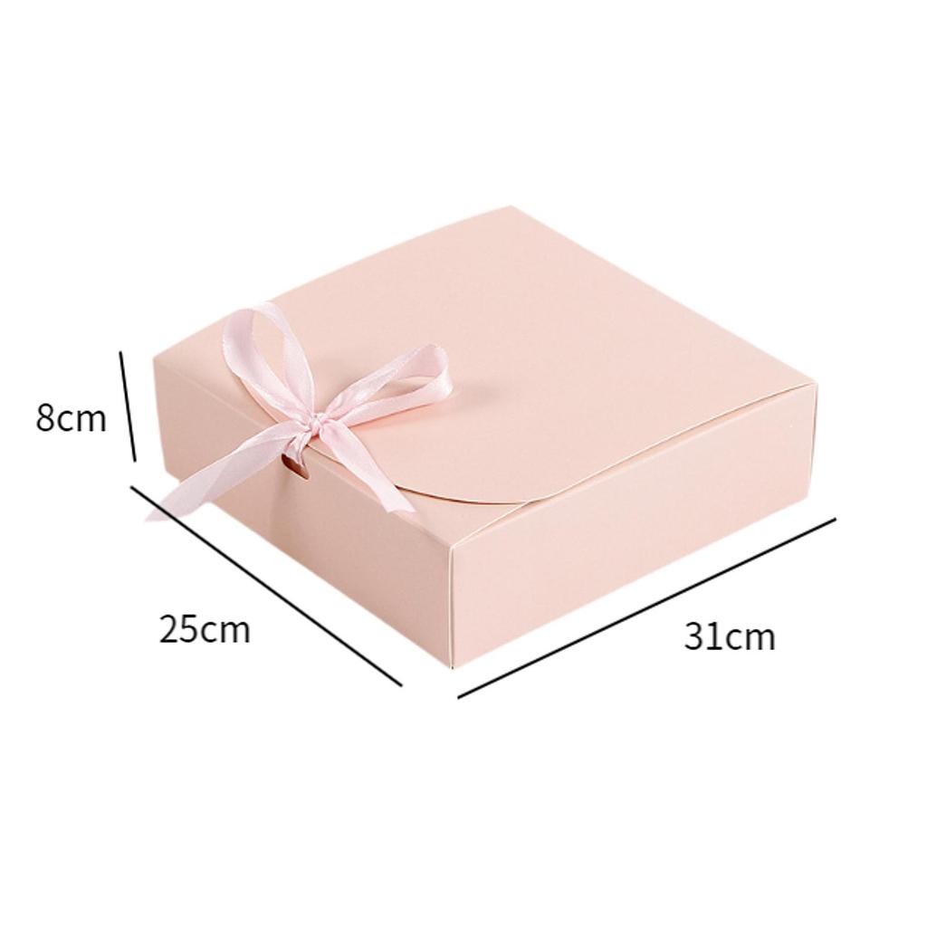 Gift Box with Lid Bridesmaid Proposal Bakery Party Favor Treat Rectangle Paper