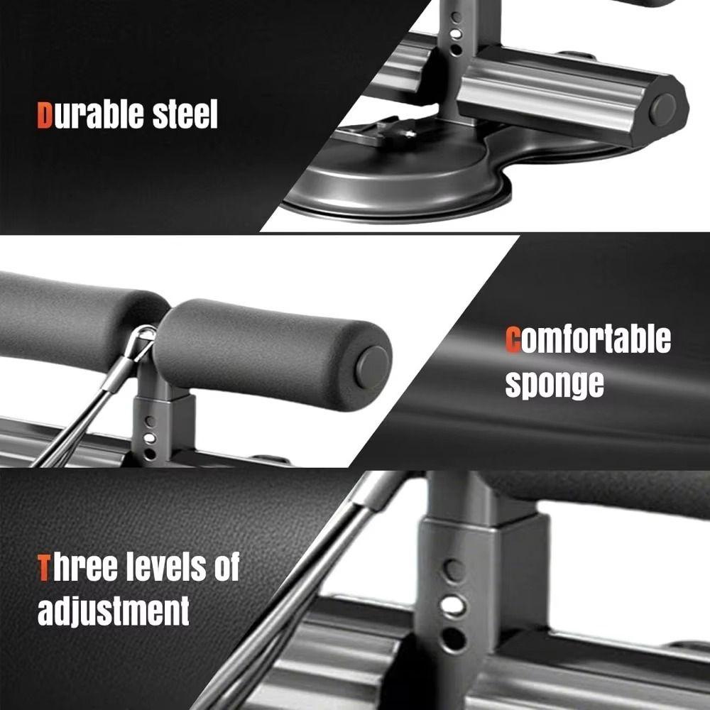 С эспандером для фитнеса, оборудование для пресса, поддержка голеностопа, оборудование для упражнений на пресс, домашний тренажерный зал
