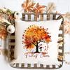 Pumpkin Fall Pillowcase Thanksgiving Party Decorative Sofa Chair Cushion Cover Bed Throw Pillow Case Home Decor Pillows Cases