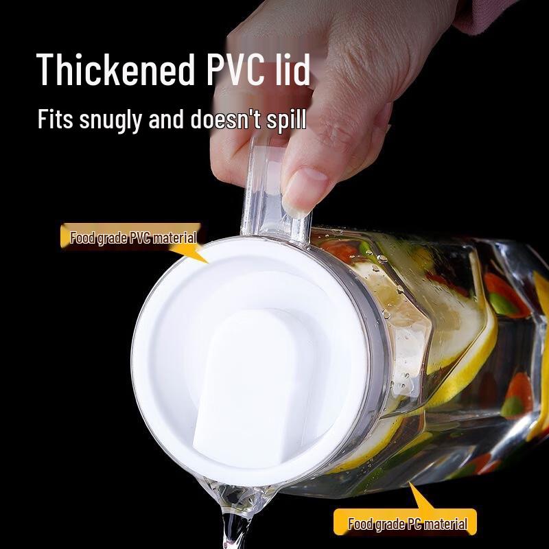 Lu Feng Lai Octagonal PC Plastic Transparent Cold Water Pitcher