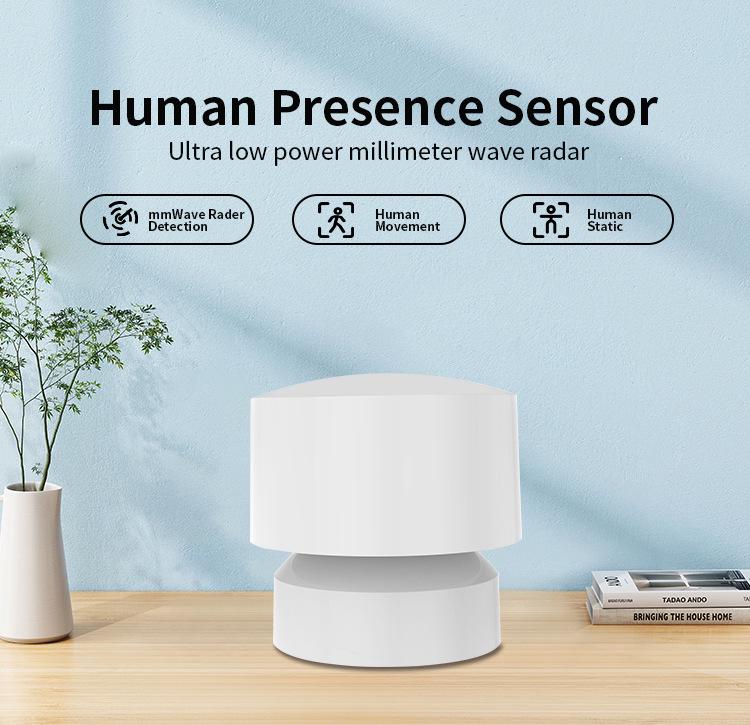 Tuya Zigbee Smart Home Water Detector & Smoke Alarm with Wireless Temperature and Humidity Sensor Switch