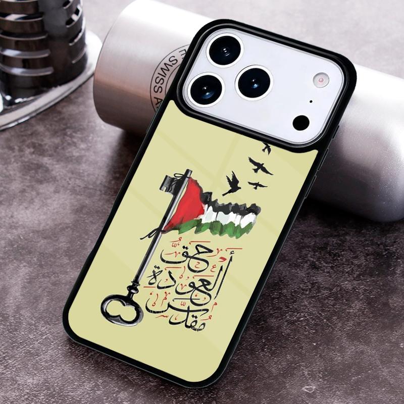 Чехол для телефона с флагом Палестины 'Свобода' для iPhone 17 16 15 Pro Max Air 14 13 12 11 Plus Ударопрочный Чехол Capa